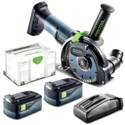 Festool 205272 DSC-AGC 18V Cordless 125mm Freehand Diamond Cutting System Plus 5.2Ah Set
