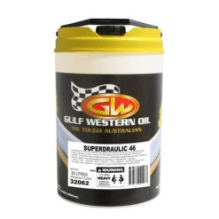 Gulf Western Oil 32062 Superdraulic 46 General Purpose Hydraulic Oil – 20 Litre