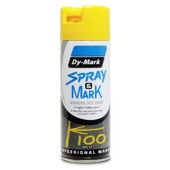 Dy-Mark 40013505 Spray & Mark 350g Marking Out Paint – Yellow