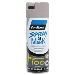 Dy-Mark 40013513 Spray & Mark 350g Marking Out Paint – Grey