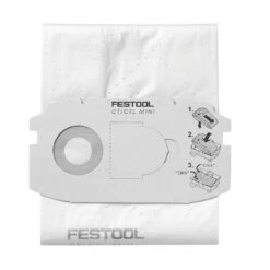Festool 498410 Replacement Selfclean Filter Bags For CT MINI – 5 Pack