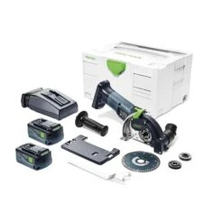 Festool 577032 DSC-AGC 18V 125mm Cordless Freehand Diamond Cutting System 5.2Ah Set In Systainer