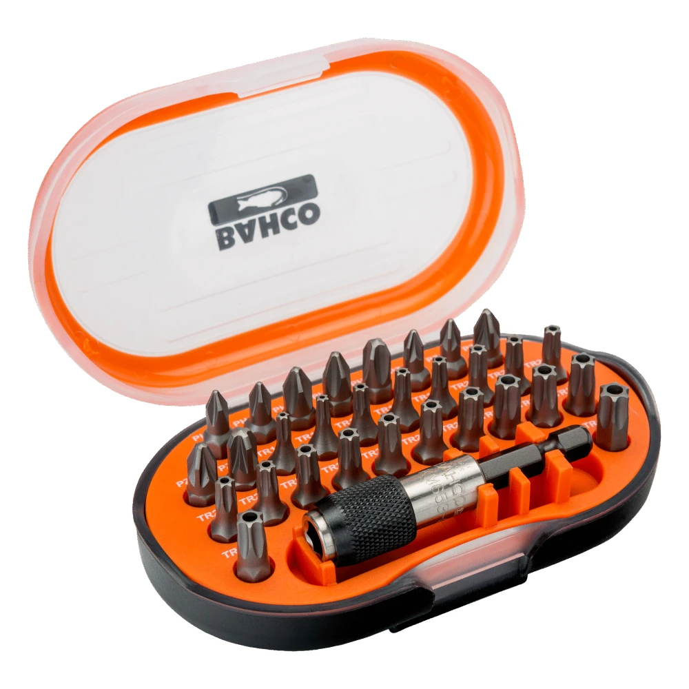 Bahco 59S/31-3 31 Piece Screwdriver Bit Set 1 Bahco 59S/31-3 31 Piece Screwdriver Bit Set