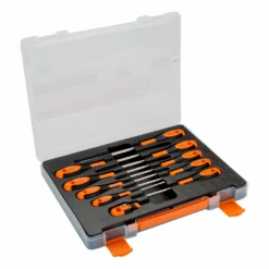 Bahco 605-10-PC-AU 10-Piece Industrial Screwdriver Set
