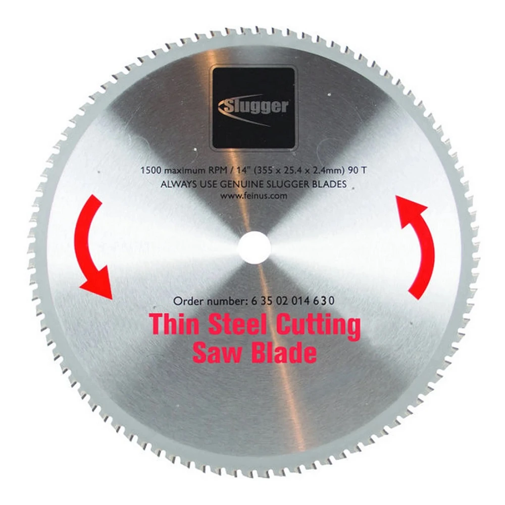 Fein 63502014630 355mm (14″) Slugger Thin Steel Cutting Circular Saw Blade 1 Fein 63502014630 355mm (14″) Slugger Thin Steel Cutting Circular Saw Blade