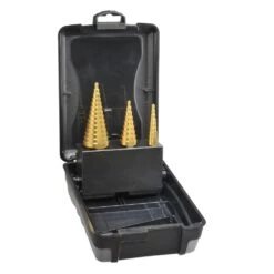 Bordo 8030-S1 Saber Tinite-Coated Step Drill Bit 3 Piece Set