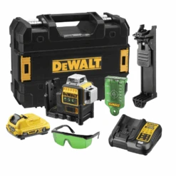 DeWalt DCE089D1G-XE 12V Cordless 3 X 360° Green Beam Multi-Line Laser Level 2.0Ah Kit