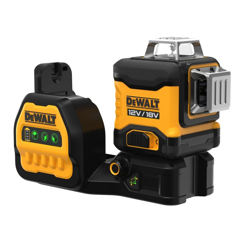 DeWalt DCE089D1G18-XE 18V Li-Ion Cordless 3 X 360° Green Beam Multi-Line Laser Level 2.0Ah Kit 4 DeWalt DCE089D1G18-XE 18V Li-Ion Cordless 3 X 360° Green Beam Multi-Line Laser Level 2.0Ah Kit - Image 4