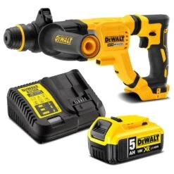 DeWalt DCH263P1-XE XR 18V Li-Ion Cordless SDS-Plus 28mm Rotary Hammer Drill 5.0Ah Kit