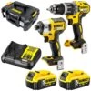 DeWalt DCK266P2T-XE XR 18V Li-Ion Cordless 2-Piece 5.0Ah Combination Kit