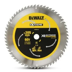 DeWalt DT99595-QZ EXTREME 305mm (12″) 60T Wood Circular Saw Blade
