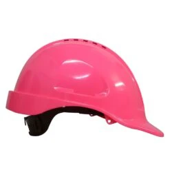 Maxisafe HVS590-P Vented Safety Hard Hat With Sliplock Harness – Pink