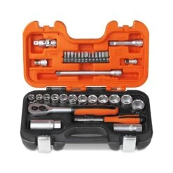 Bahco S330 34 Piece 1/4″ & 3/8″ Drive Metric Socket Set