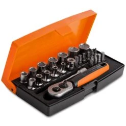 Bahco SL25 25 Piece 1/4″ Drive Metric Mini Socket Set