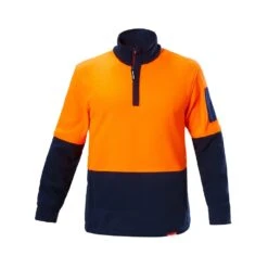 Hard Yakka Y19330 Hi-Vis Two Tone Jumper (Orange/Navy)
