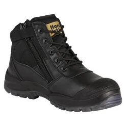 Hard Yakka Y60125 Utility Zip-Side Safety Boot – Black