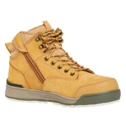 Hard Yakka Y60200 3056 Lace Zip Safety Boot – Wheat
